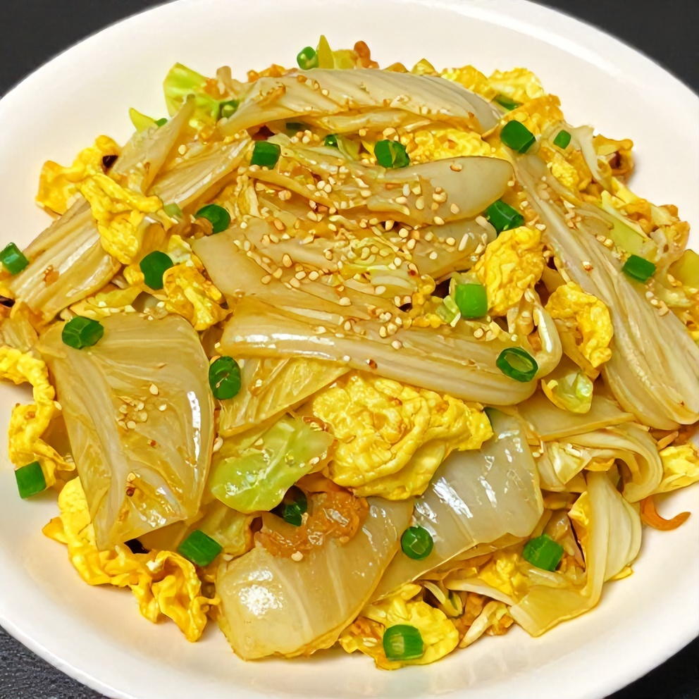 Keto Egg Roll in a Bowl served in a bowl with sesame seeds