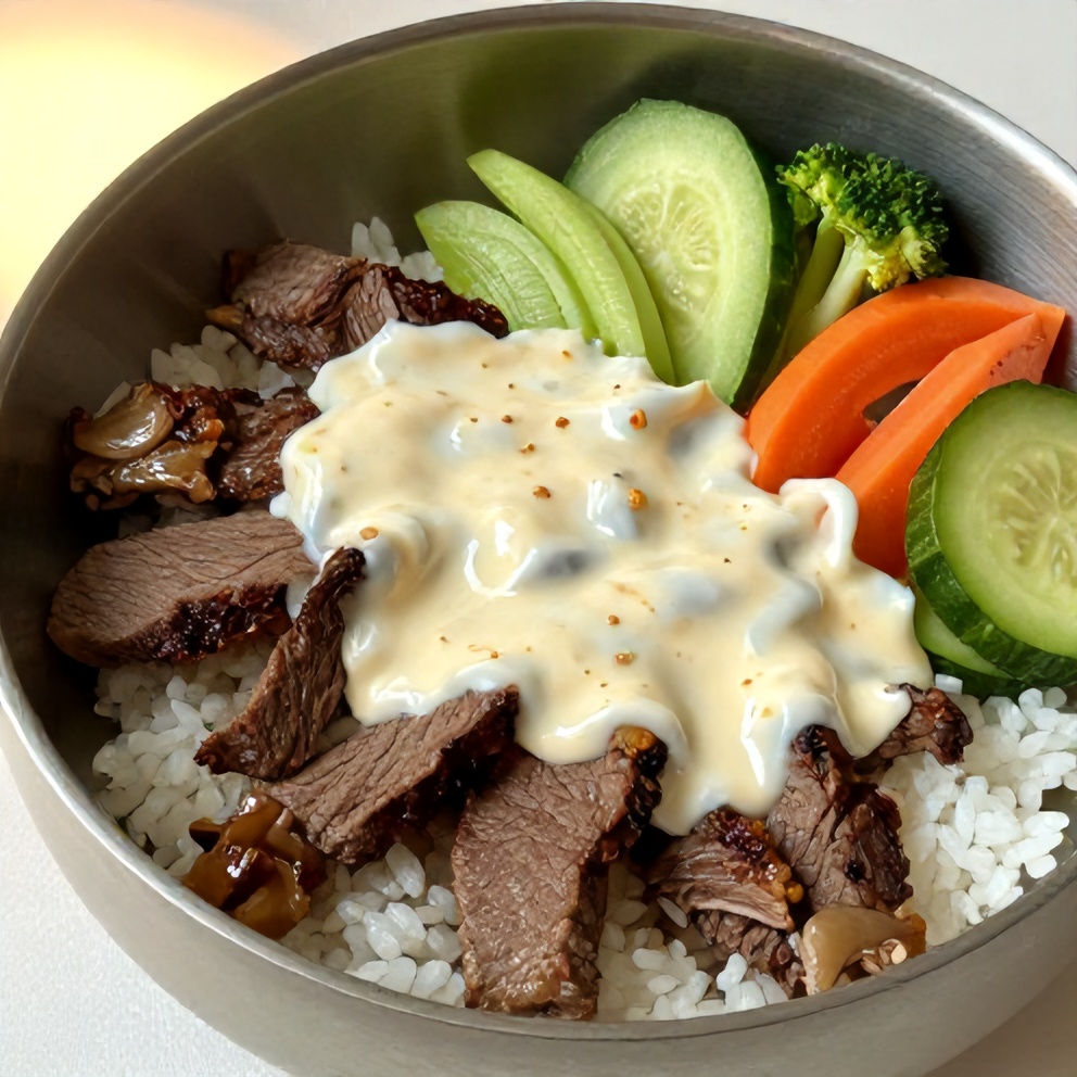 Korean BBQ Steak Rice Bowls