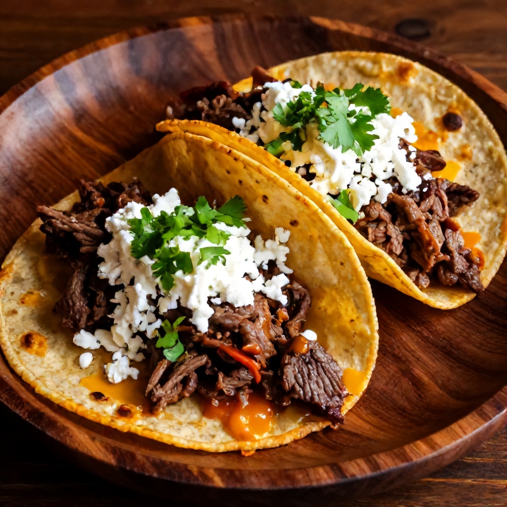 Finished Pot Birria Tacos on a plate