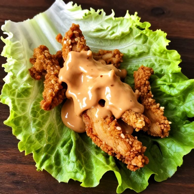 Quick High Protein Chicken Lettuce Wraps