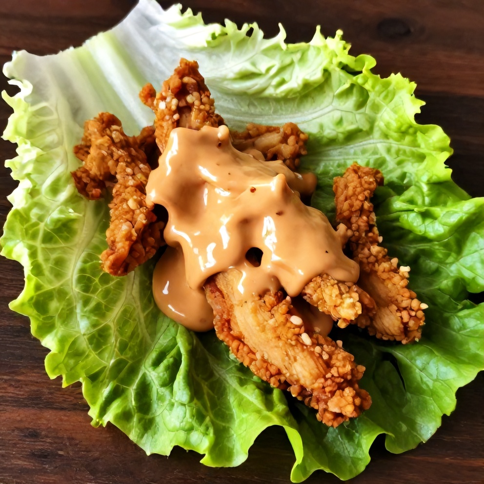 Quick High Protein Chicken Lettuce Wraps
