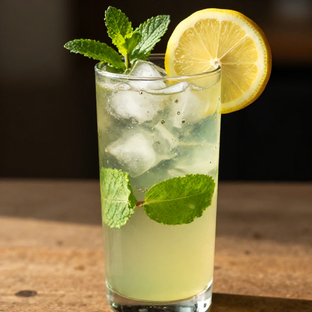 Refreshing Mint and Lemon Verbena Iced Tea