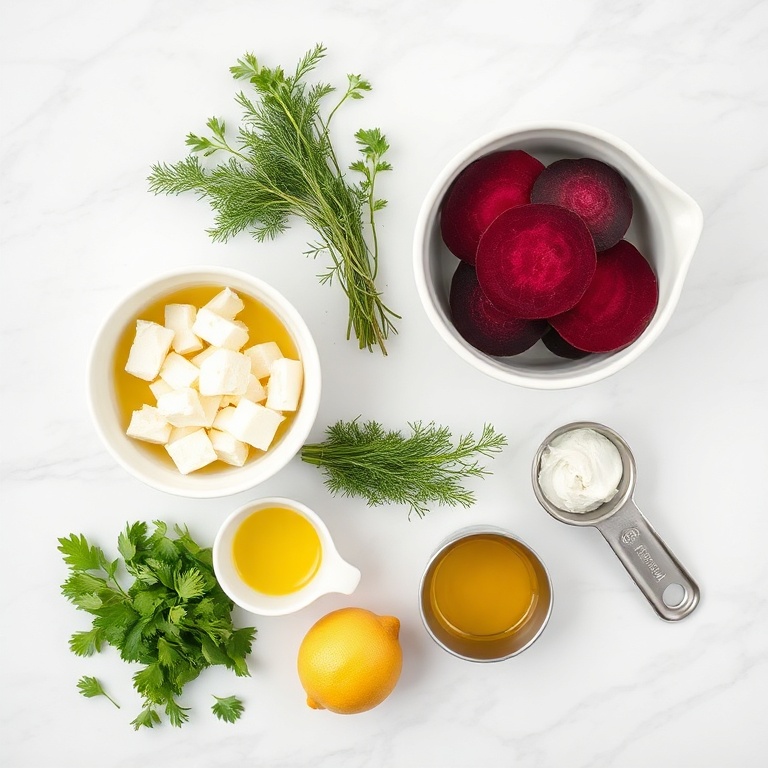 Roasted Beet Salad Ingredients