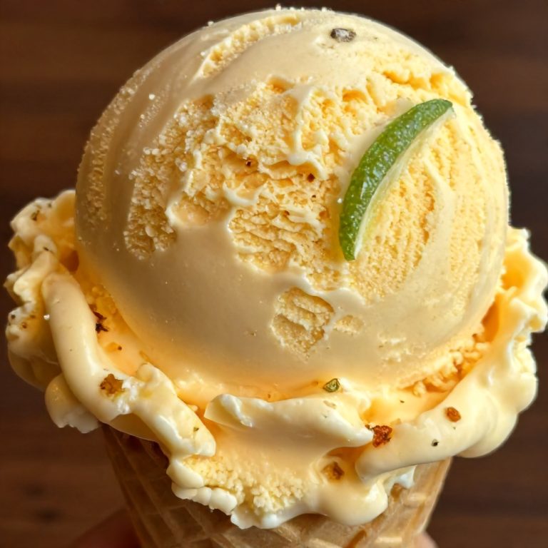 Roasted Strawberry Basil Ice Cream