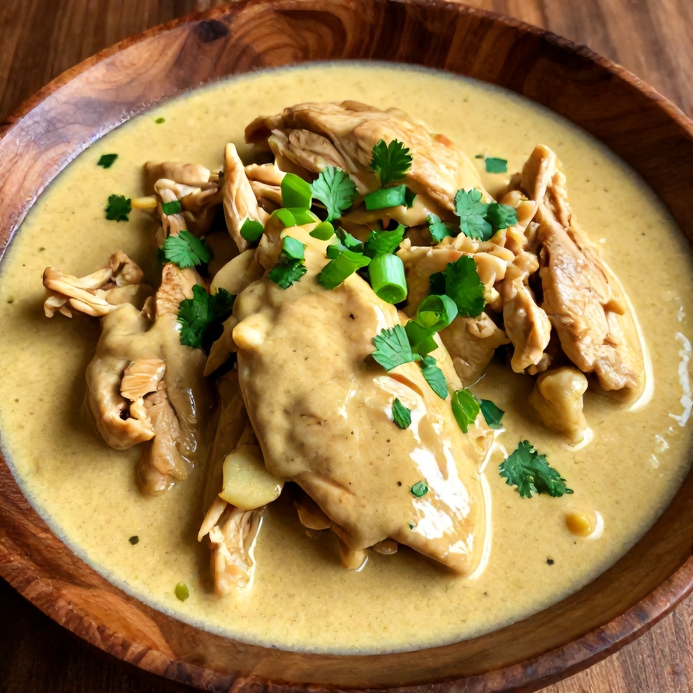 Slow Cooker Chicken Curry with Coconut Milk