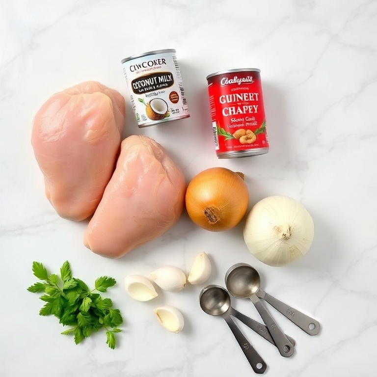 Slow Cooker Chicken Curry Ingredients
