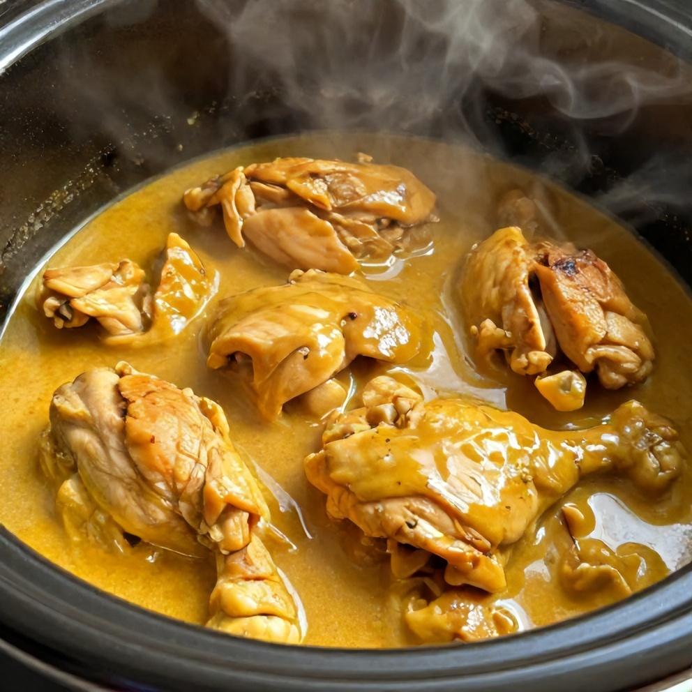 Slow Cooker Honey Mustard Chicken