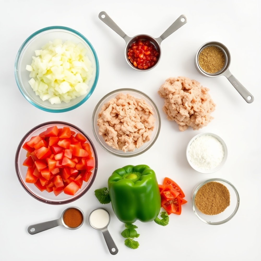 Ground Turkey Taco Skillet Ingredients