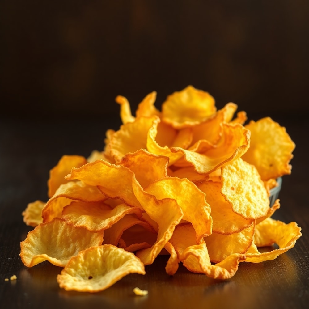 air fried potato chips