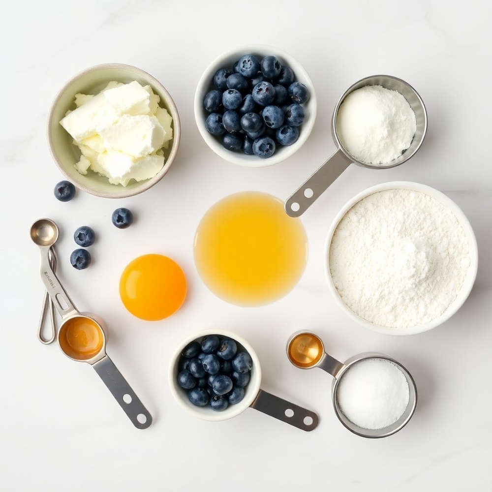 Air Fryer Blueberry Cottage Cheese Donut Holes Ingredients