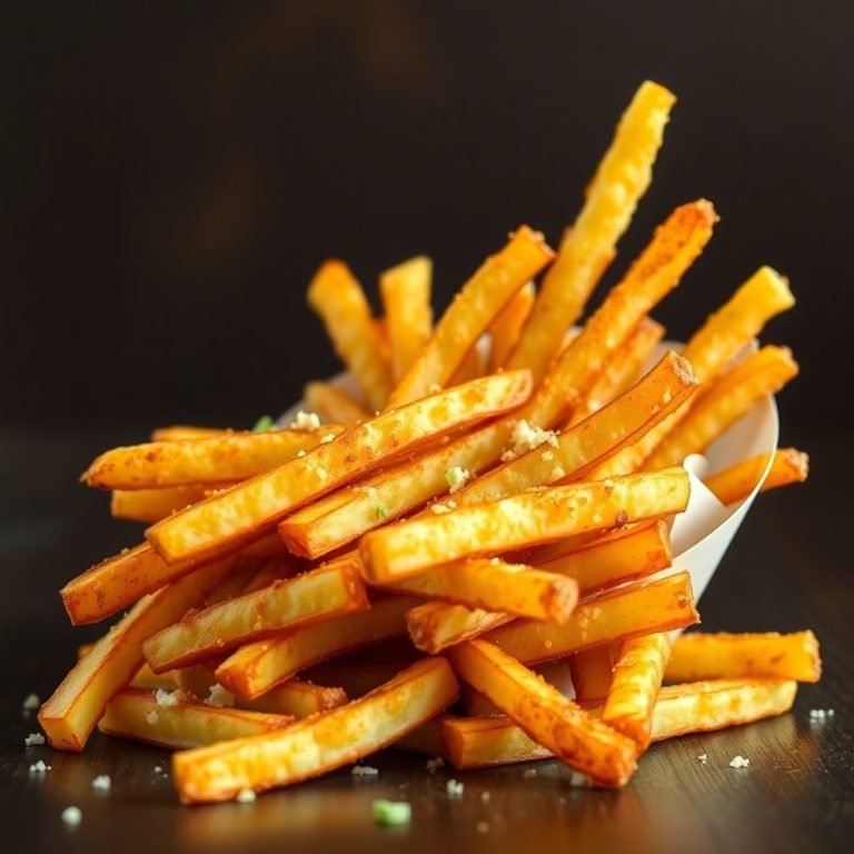 Air Fryer Garlic Parmesan Fries