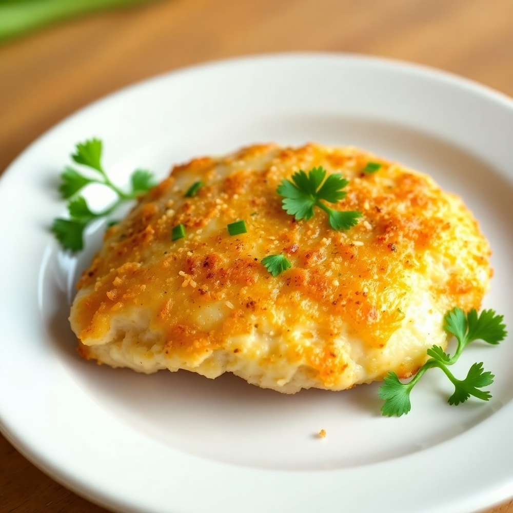 Parmesian Chicken on Plate