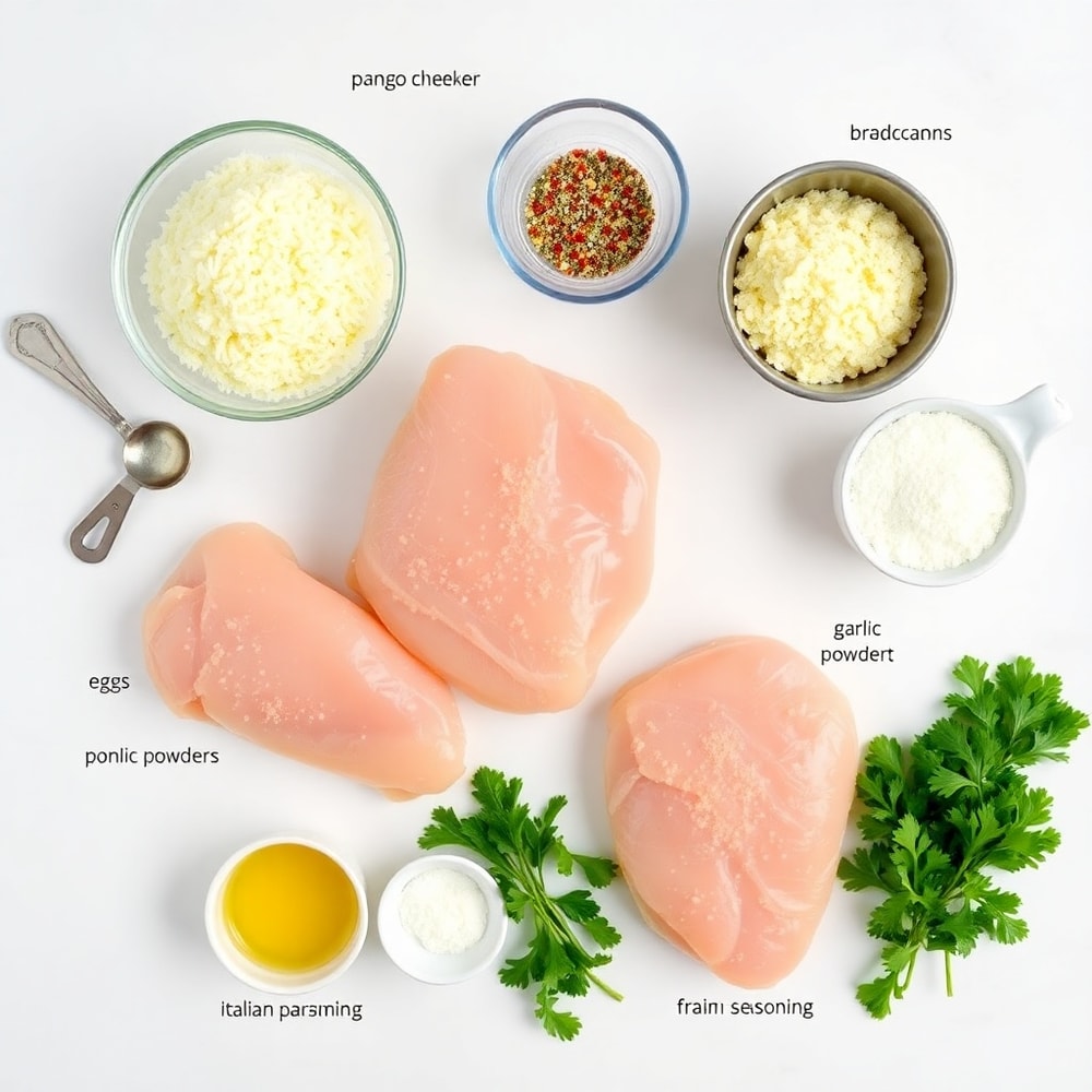 Air Fryer Parmesan Chicken Ingredients