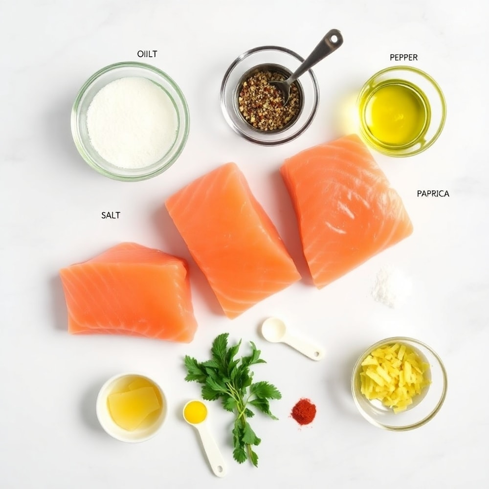 Air Fryer Salmon Ingredients