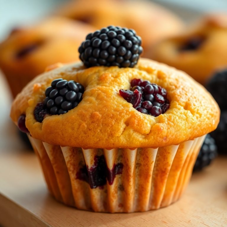 blackberry muffins