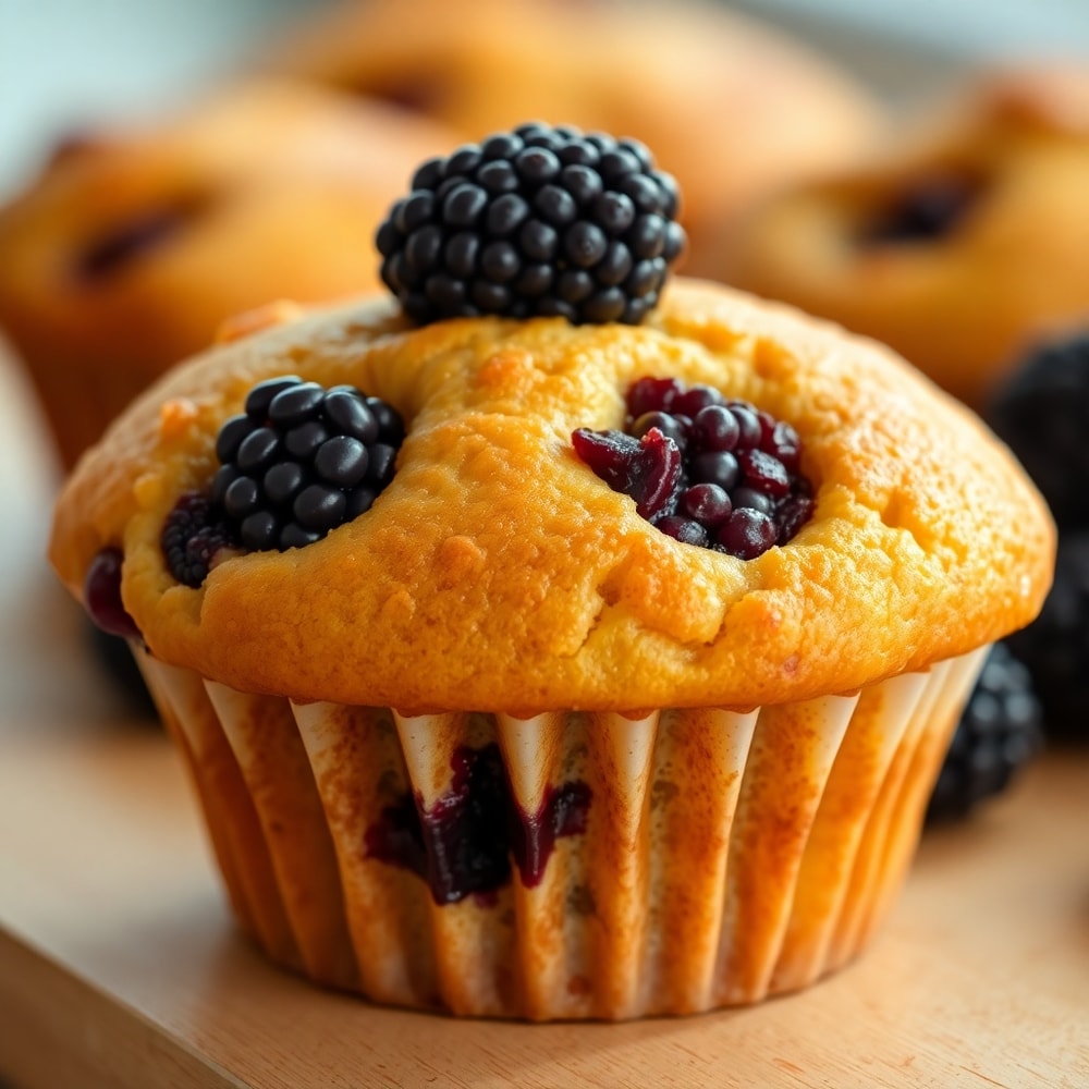 blackberry muffins