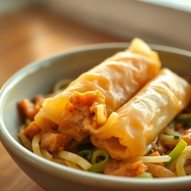 egg roll in a bowl