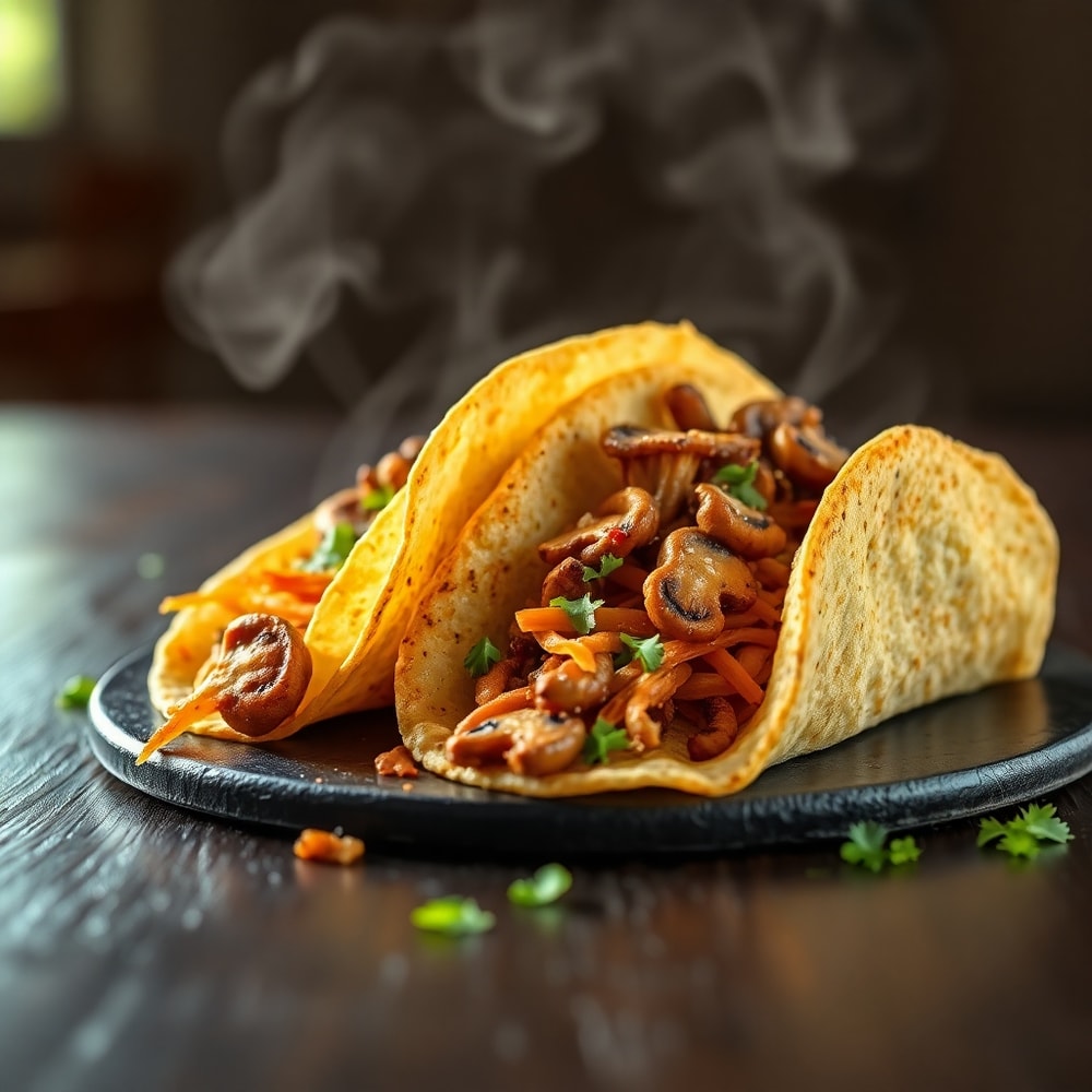 mushroom tacos