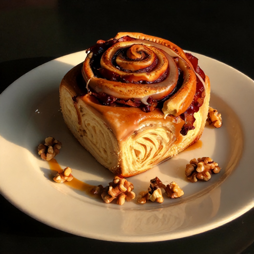 Bourbon Maple Bacon Cinnamon Rolls with Candied Bacon