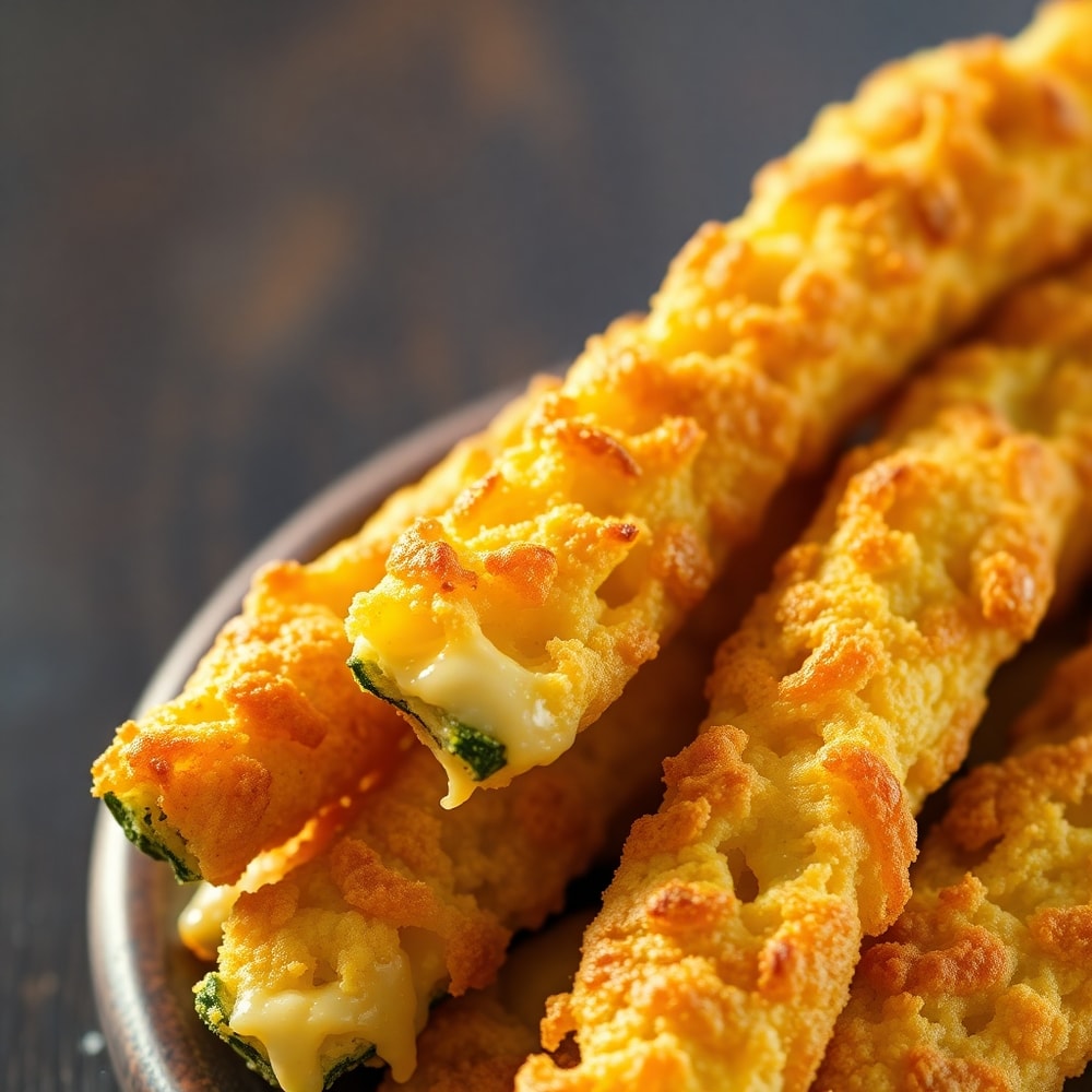 cheesy zucchini breadsticks
