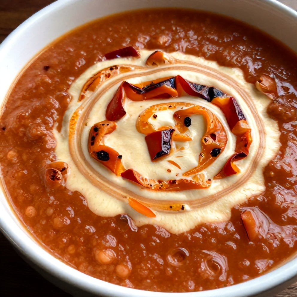 chilled mediterranean tomato soup