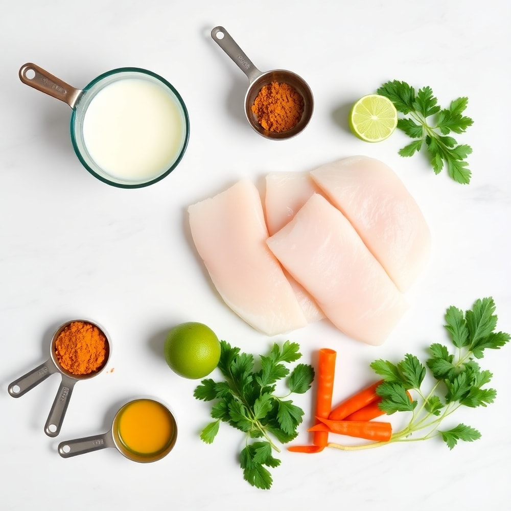 Coconut Lime Fish Curry Ingredients