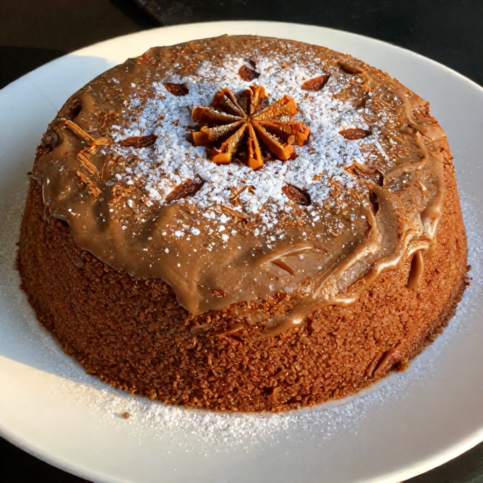 Sliced Brown Sugar Chai Cake with Warm Spices