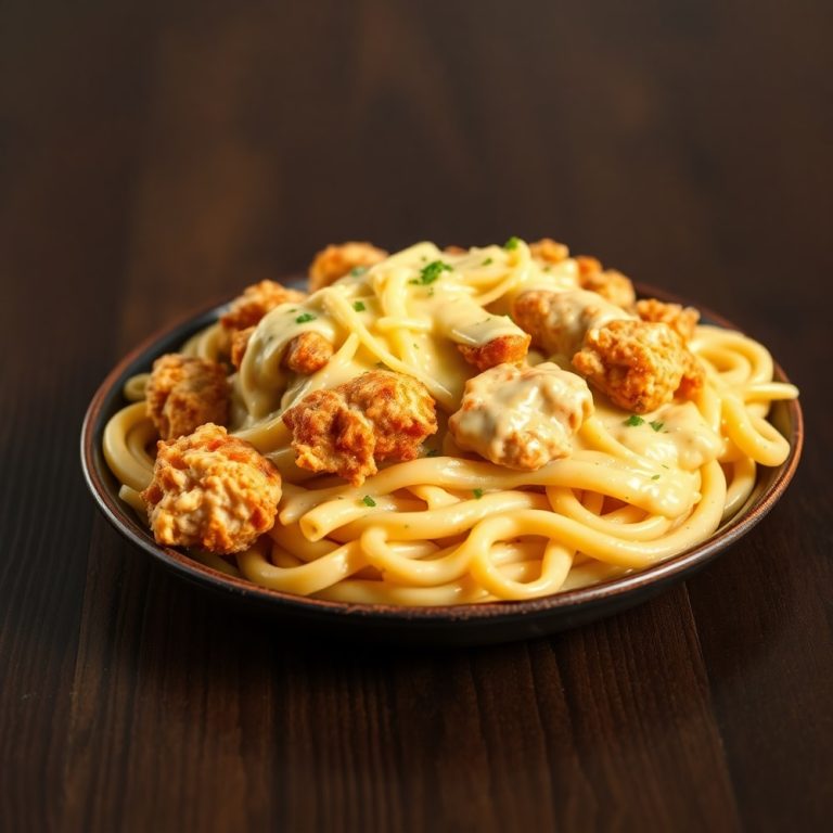 creamy crack chicken pasta