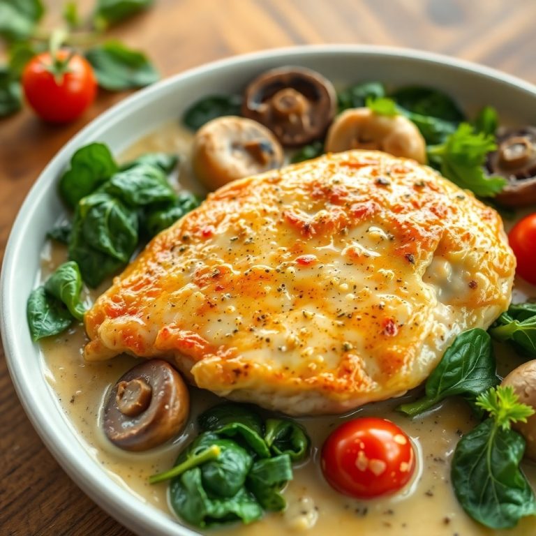 creamy garlic chicken