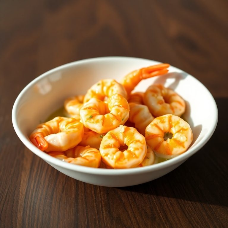 creamy garlic shrimp