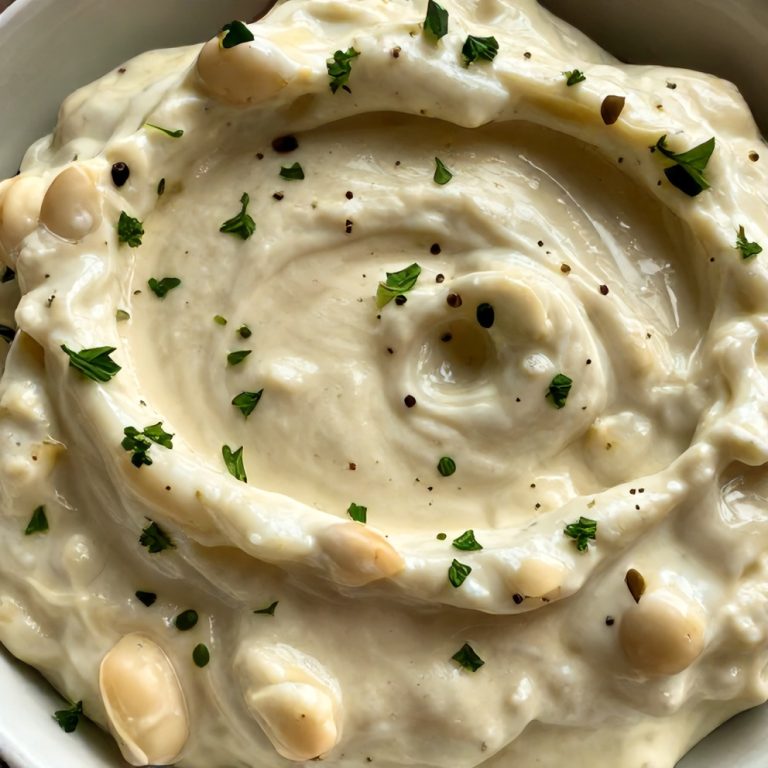 creamy lemon herb white bean dip
