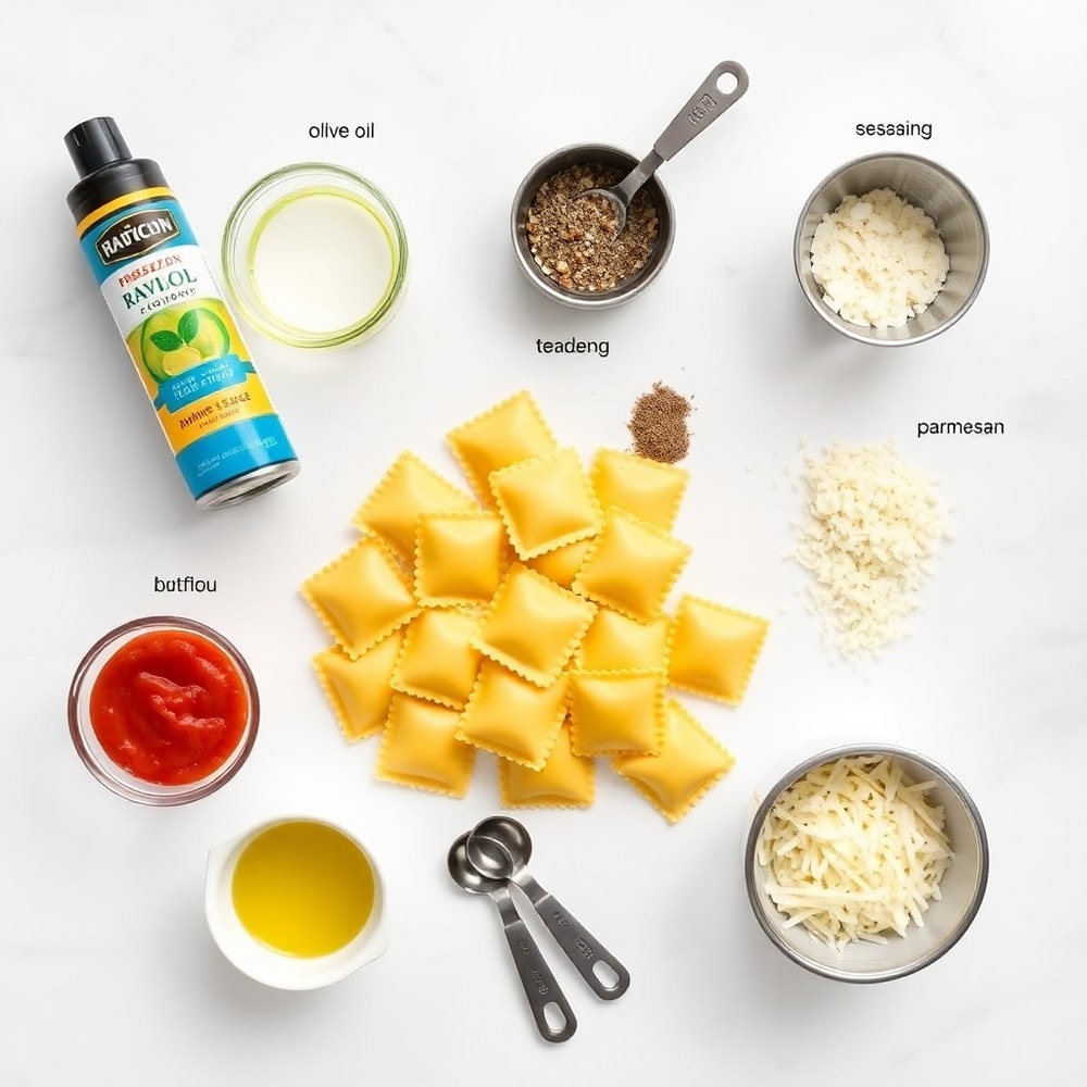 Air Fryer Ravioli Ingredients