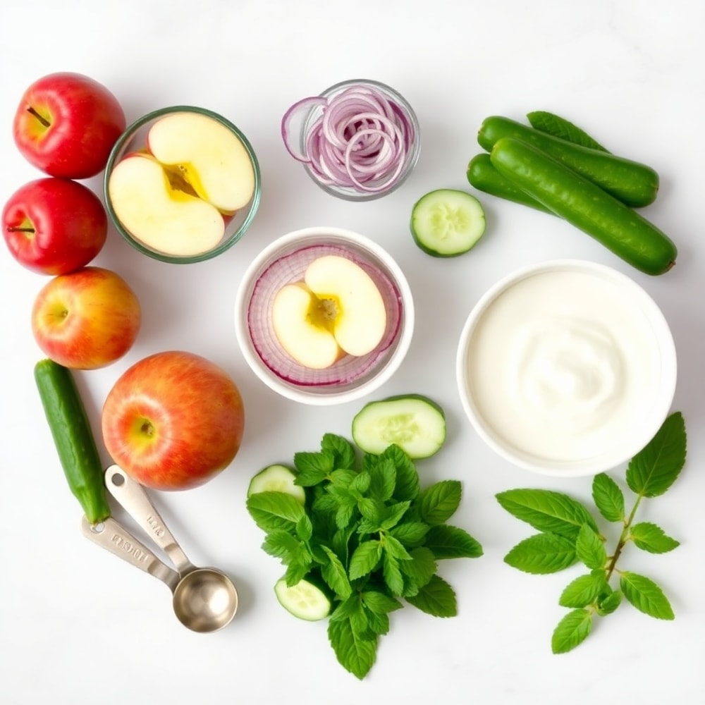 Apple Cucumber Salad Ingredients