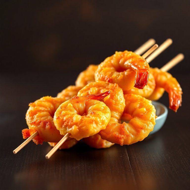 bang bang shrimp skewers