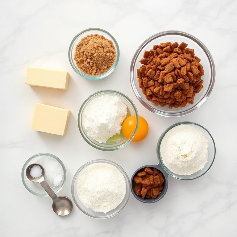 Brown Butter Coffee Toffee Cookies Ingredients