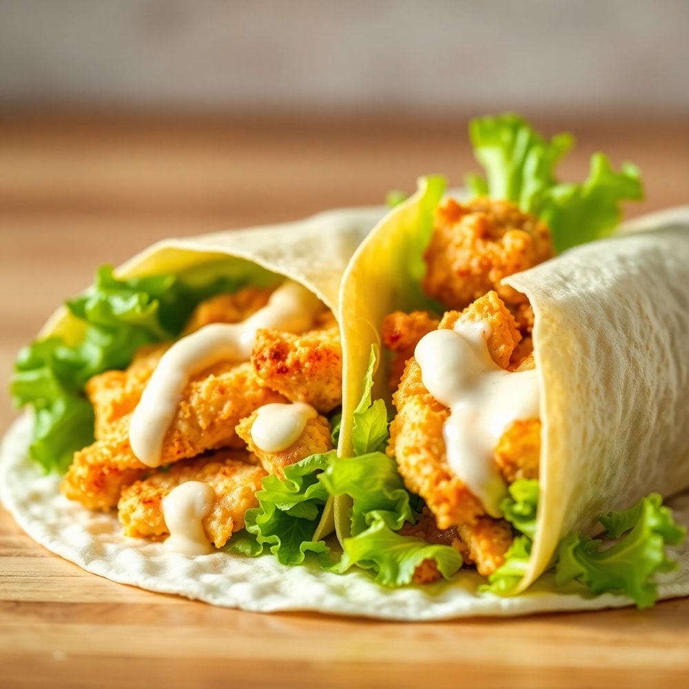 Chicken Caesar Wraps