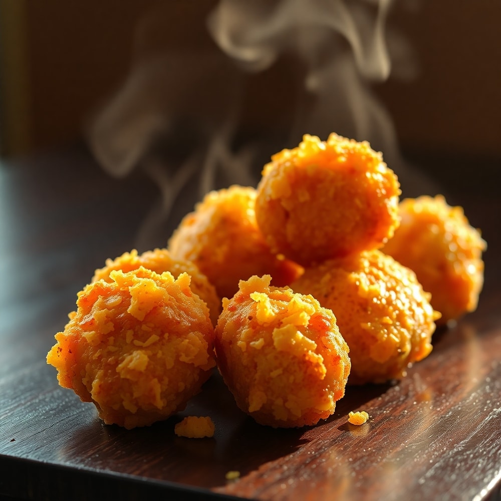 crispy garlic pork bites