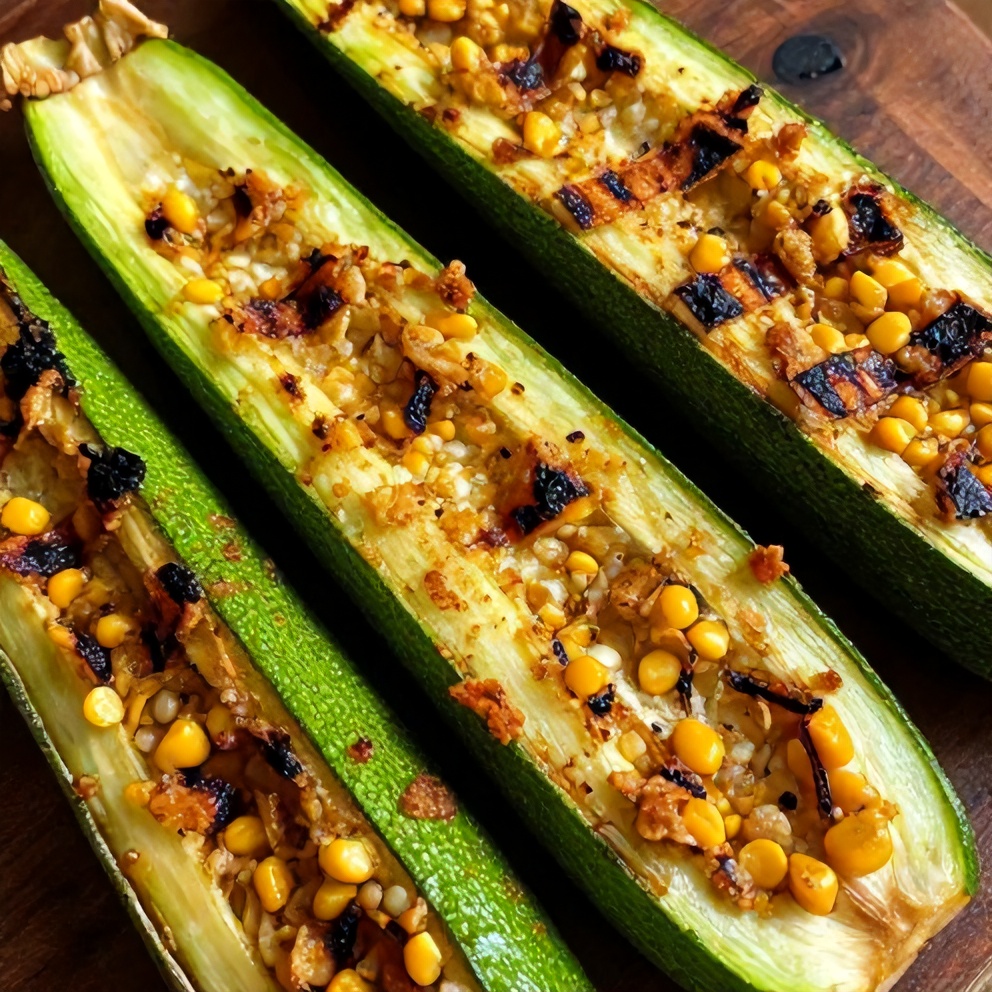 Mexican Street Corn Style Grilled Zucchini