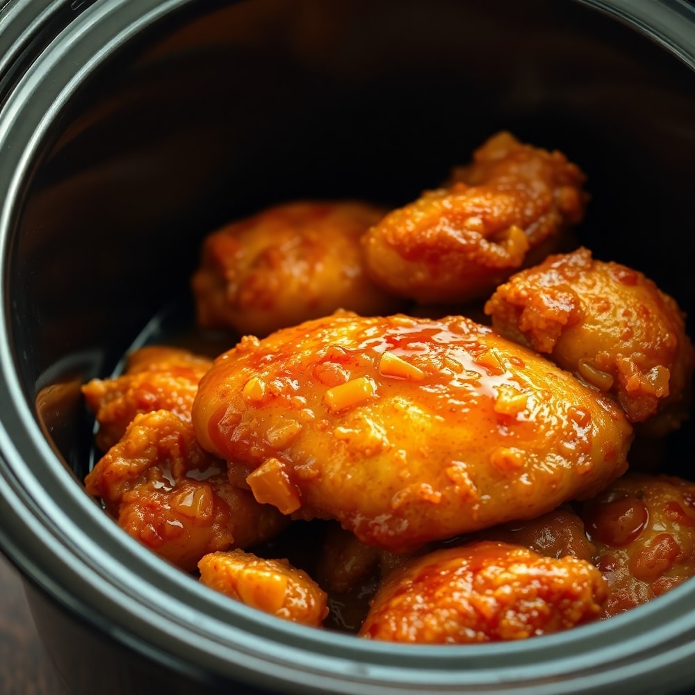 slow cooker honey garlic chicken