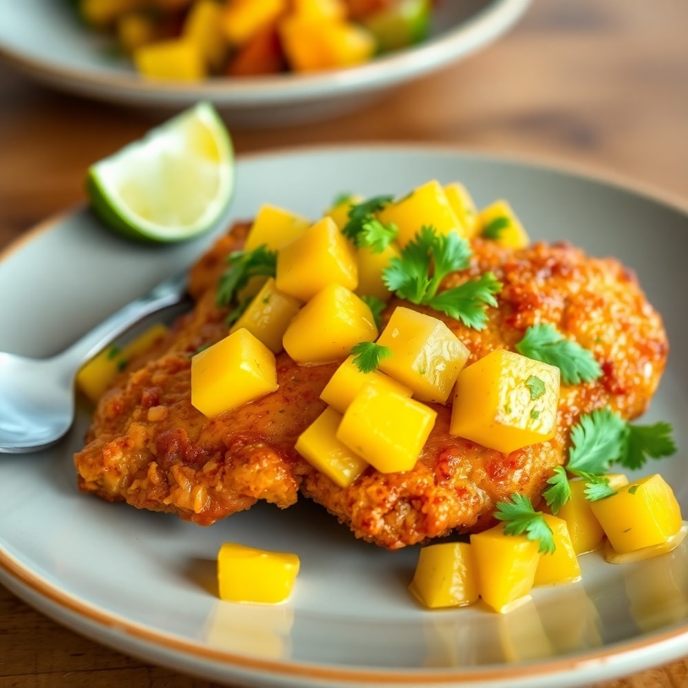 Plated Honey Lime Chicken