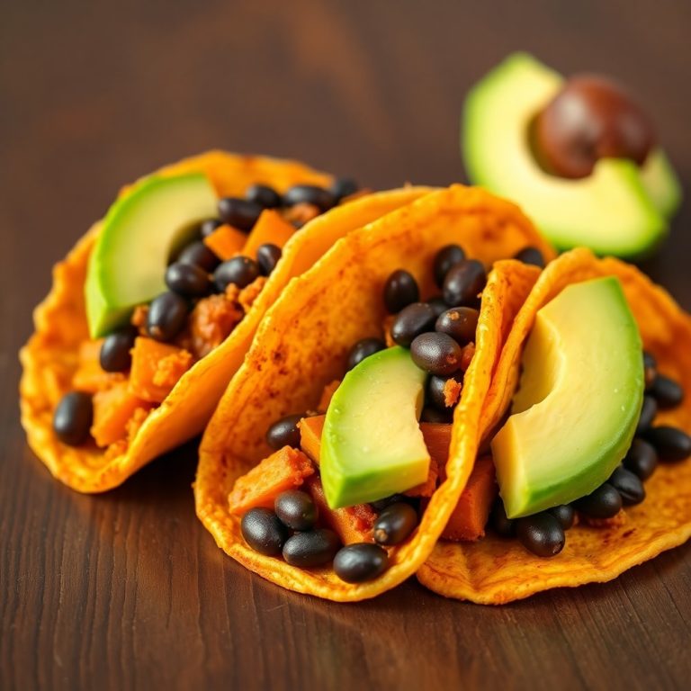 sweet potato black bean tacos