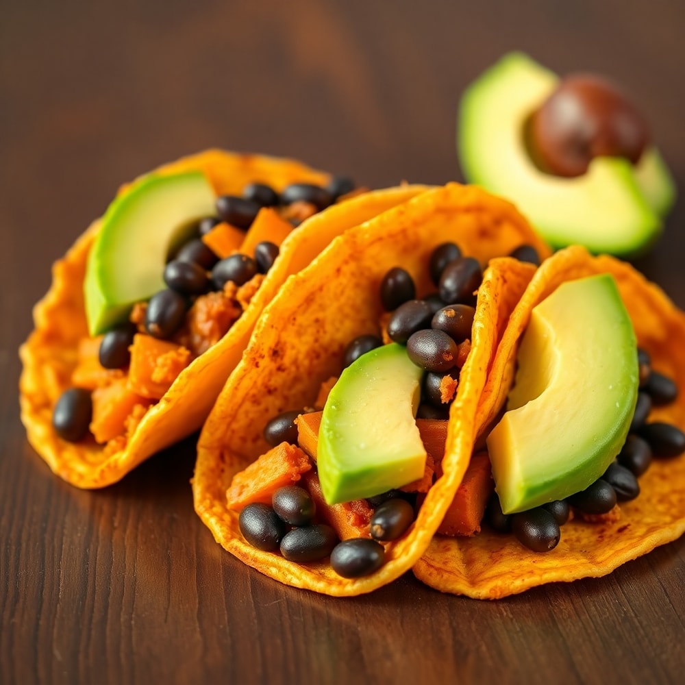 sweet potato black bean tacos