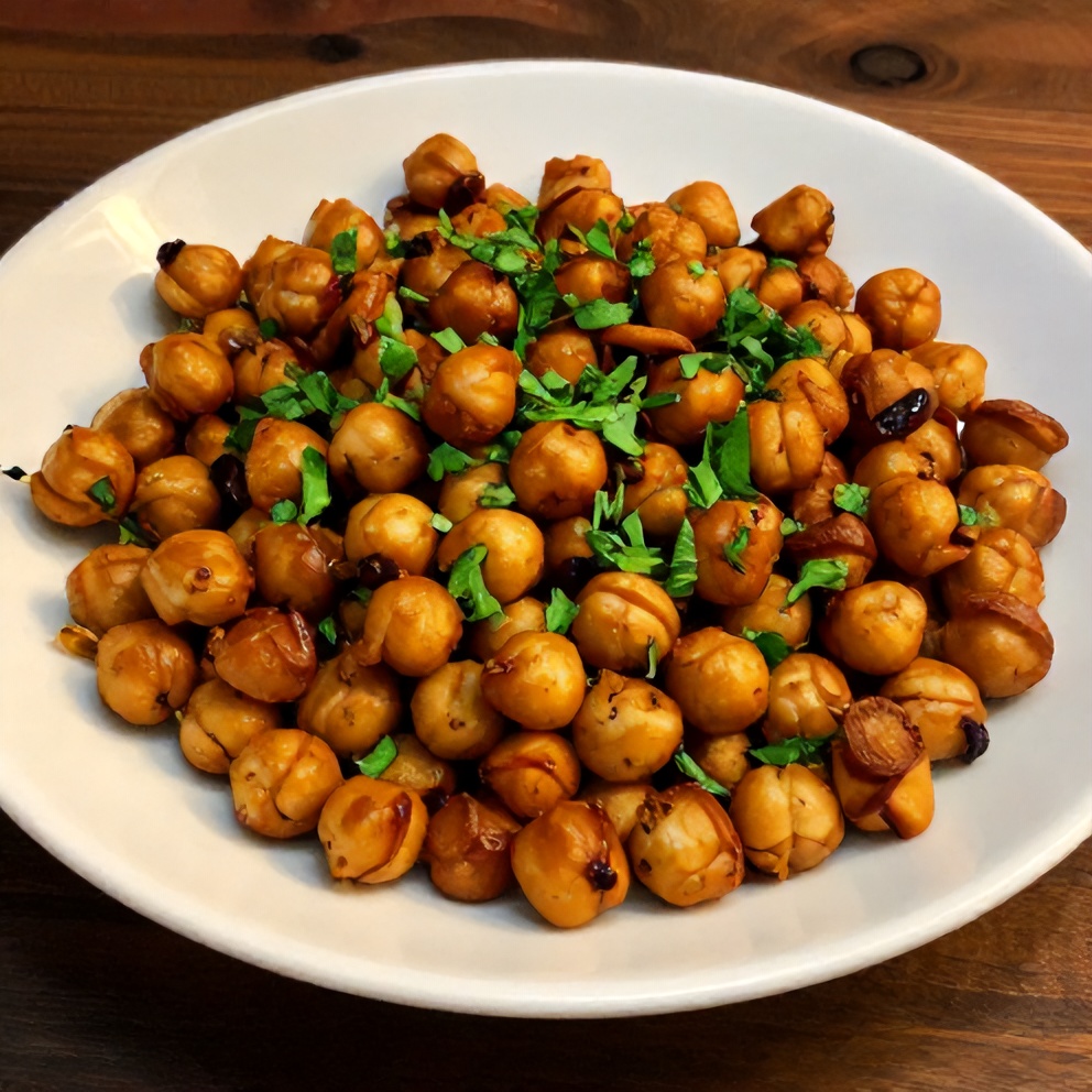 Crispy Za’atar Roasted Chickpeas