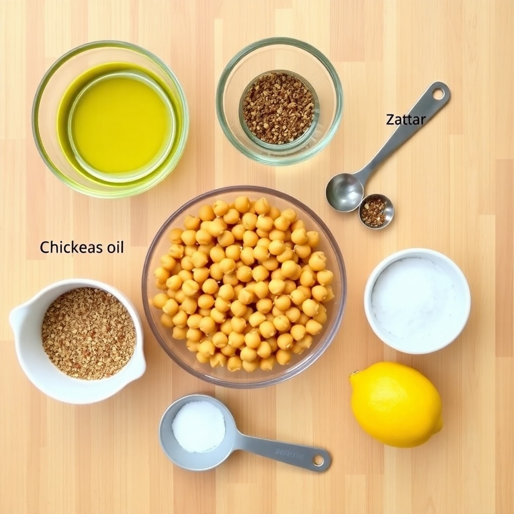 Za’atar Roasted Chickpeas Ingredients