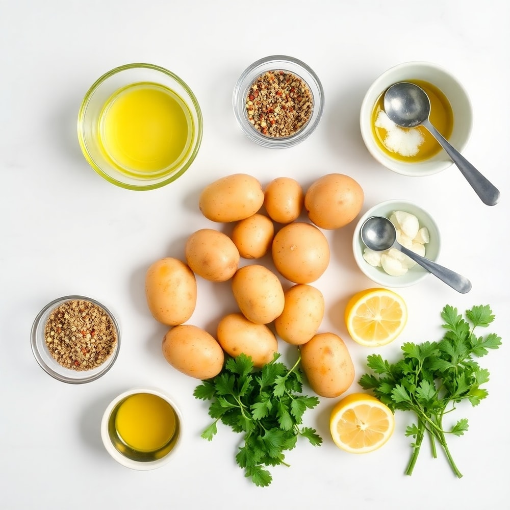 Ingredients for Crispy Za’atar Smashed Potatoes