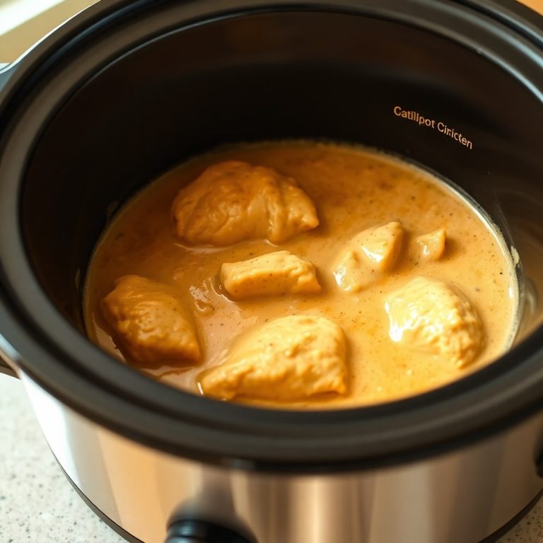 Crockpot Cajun Butter Chicken