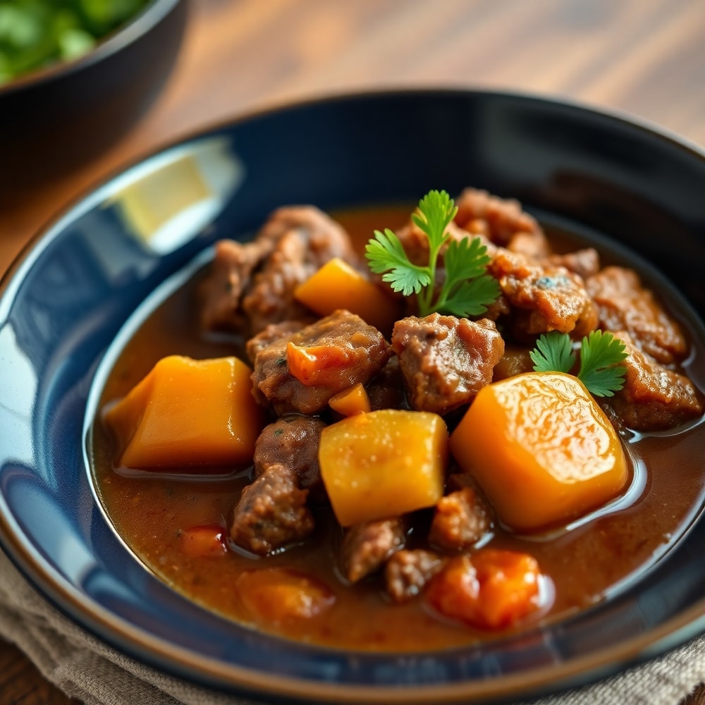 Easiest Crock Pot Beef Stew Recipe Ever - Final Dish