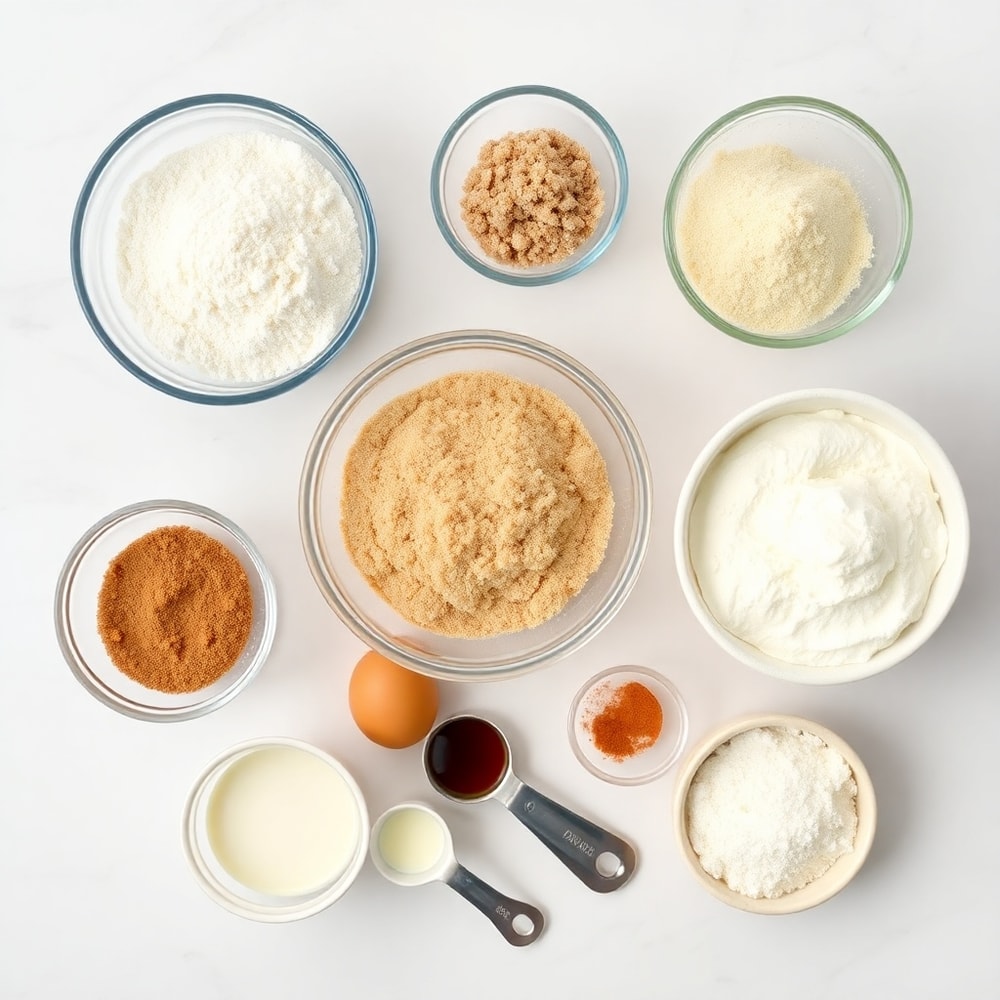 Easy 30-Minute Cinnamon Roll Muffins Ingredients