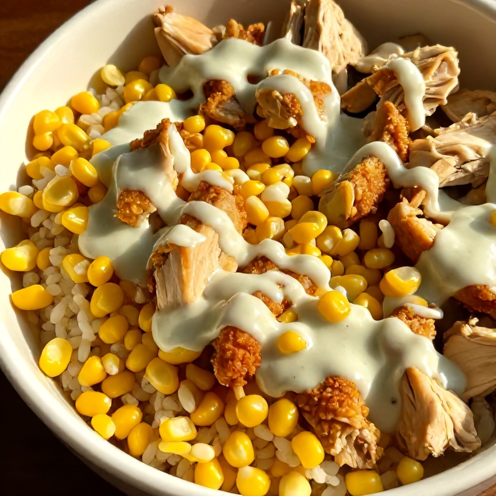 Easy 30-Minute Street Corn Chicken Rice Bowl