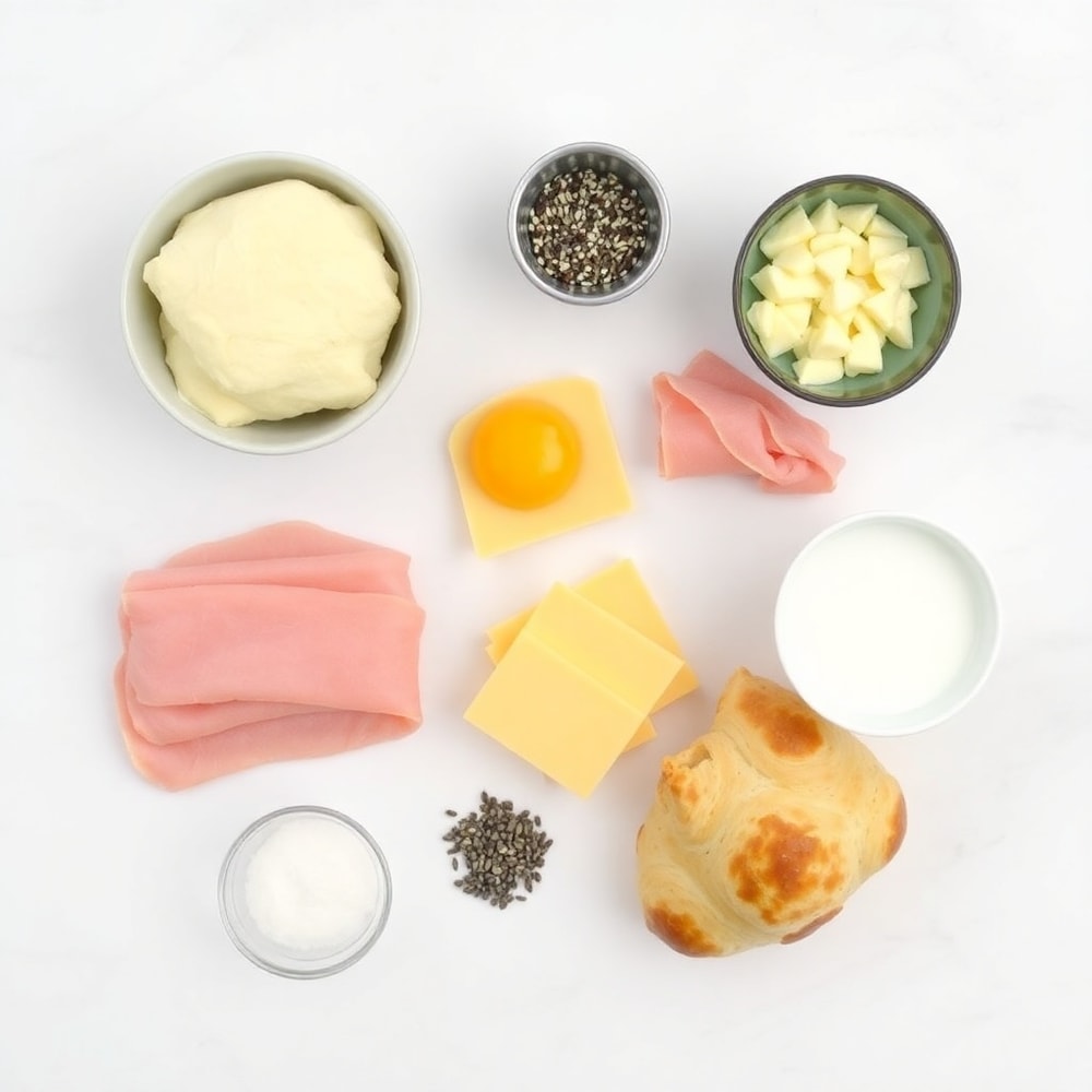 Ham and Cheese Croissants Ingredients